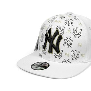 Mũ Lưỡi Trai Snapback Sản Xuất Tại Capslyheng Hiệu MLB Logo N.Y Họa Tiết Khóa Nhựa