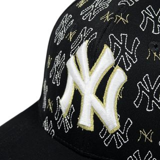 Mũ Lưỡi Trai Snapback Sản Xuất Tại Capslyheng Hiệu MLB Logo N.Y Họa Tiết Khóa Nhựa
