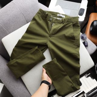 Quần dài kaki slim fit. Vải cotton thun xịn dày mịn, Co giãn dễ chịu