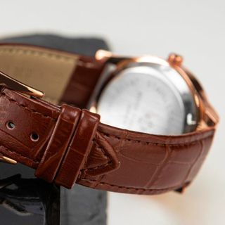 Đồng hồ nam Pentak size 40mm mặt kính đá khoáng chống nước chống xước dây da có lịch ngày - MR WATCH CS3