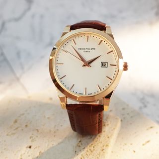 Đồng hồ nam Pentak size 40mm mặt kính đá khoáng chống nước chống xước dây da có lịch ngày - MR WATCH CS3