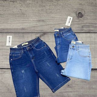 Quần Jean ngố xước big size 28-33