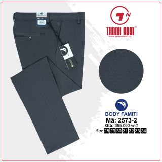 Quần âu nam slimfit 2573 vải bóng co giãn | nhiều màu size 49 -85kg