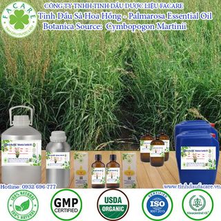 Tinh dầu Sả hoa hồng Palmarosa essential oil giúp đuổi muỗi - 50ml