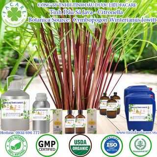 Tinh dầu Sả hoa hồng Palmarosa essential oil giúp đuổi muỗi - 50ml