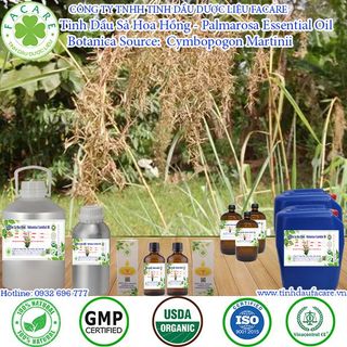 Tinh dầu Sả hoa hồng Palmarosa essential oil giúp đuổi muỗi - 50ml