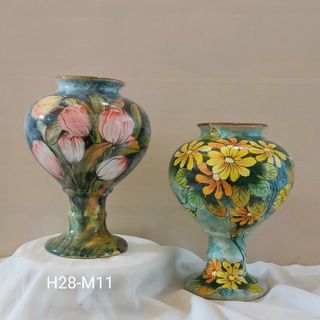 Bình chân ly gốm sứ Bát Tràng Duy Anh