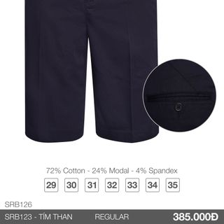 Quần Short nam Bruno dáng classic| nhiều màu - co giãn