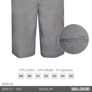 Quần Short nam Bruno dáng classic| nhiều màu - co giãn