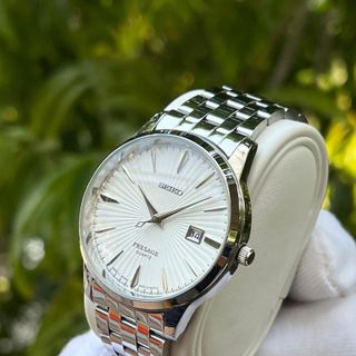 Đồng hồ nam Seiko dây kim loại đúc đặc Đồng hồ nam