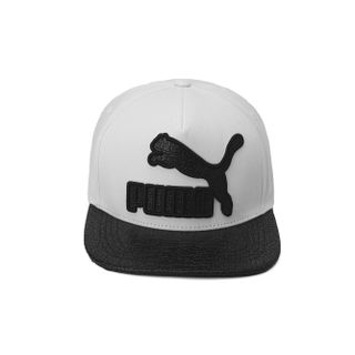 Mũ Lưỡi Trai Snapback Sản Xuất Tại Capslyheng Logo Pu.ma Con Báo Chất Kaki Kết Ốp Da PU Khóa Bấm Cao Cấp