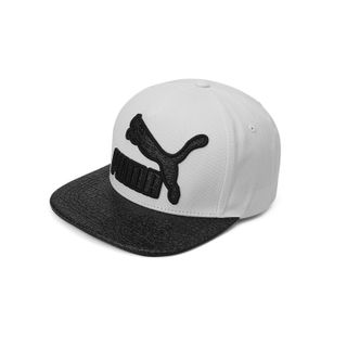Mũ Lưỡi Trai Snapback Sản Xuất Tại Capslyheng Logo Pu.ma Con Báo Chất Kaki Kết Ốp Da PU Khóa Bấm Cao Cấp
