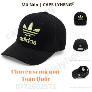 Mũ Lưỡi Trai Sản Xuất Tại Capslyheng Chất Kaki Logo Adi.das Bông Lúa Basic Khóa Cửa Sổ