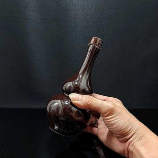 Nậm Rượu Hồ Lô Bát Tràng 350ML gốm men sứ cao cấp – màu nâu đỏ - Nậm Rượu Đẹp cho giới sành tửu chất lượng đảm bảo – Nậm Đựng Rượu Hồ Lô (L6)