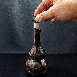Nậm Rượu Hồ Lô Bát Tràng 350ML gốm men sứ cao cấp – màu nâu đỏ - Nậm Rượu Đẹp cho giới sành tửu chất lượng đảm bảo – Nậm Đựng Rượu Hồ Lô (L6)