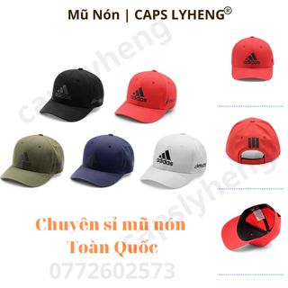Mũ Lưỡi Trai Sản Xuất Tại Capslyheng Chất Dù Logo Adi.das họa Tiết 3 Sọc Thể Thao