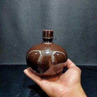 Nậm Rượu 500ML gốm men sứ Bát Tràng cao cấp – mẫu bầu tròn màu nâu đỏ - Nậm Rượu Bát Tràng cho giới sành tửu – Nậm Đựng Rượu chất lượng đảm bảo – Nậm Rượu Đẹp (L2)