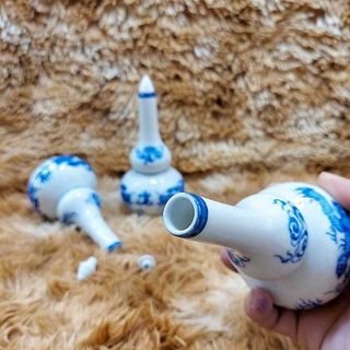 Nậm Rượu Bát Tràng 140ML gốm men sứ cao cấp – Chai Rượu Cúng – Nậm Rượu Thờ Cúng tráng men sứ - Bình Rượu Cúng chất lượng đảm bảo