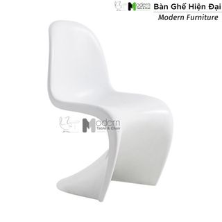 Ghế tựa café nhựa đúc chân quỳ cố định nhập khẩu hiện đại HCM Panton-S