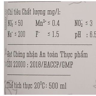 Thùng 24 chai nước tinh khiết SAPUWA 500ml / Lốc 6 chai nước tinh khiết SAPUWA 500ml