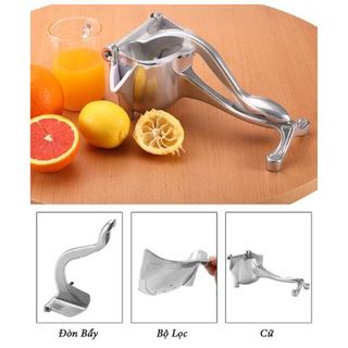 Máy Vắt Cam Chanh ép Nước Rau Củ Cầm Tay Tại Nhà Bằng Nhôm Siêu Bền Chống Gỉ Sét - Dụng Cụ ép Hoa Quả Trái Cây