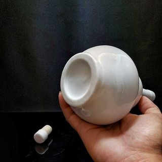 Nậm Rượu Đẹp 500ML gốm men sứ Bát Tràng cao cấp mẫu hồ lô cao màu trắng - Nậm Rượu Bát Tràng cho giới sành tửu – Nậm Rượu 500ML chất lượng đảm bảo – Nậm Đựng Rượu (L1A)