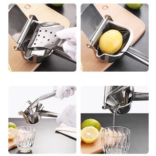 Máy Vắt Cam Chanh ép Nước Rau Củ Cầm Tay Tại Nhà Bằng Nhôm Siêu Bền Chống Gỉ Sét - Dụng Cụ ép Hoa Quả Trái Cây