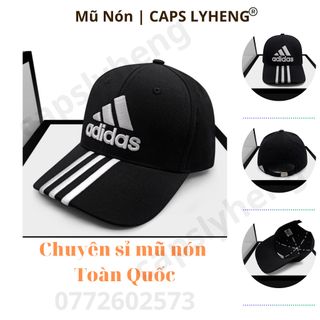 Mũ Lưỡi Trai Sản Xuất Tại Capslyheng Chất Kaki Logo Adi.das họa Tiết 3 Sọc Khóa Cửa Sổ giá sỉ