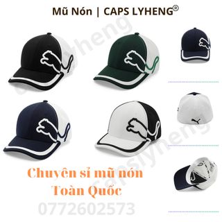 Mũ Lưỡi Trai Sản Xuất Tại Capslyheng Chất Kaki Thun Bít Đuôi Hiệu Pu.ma Logo Con Báo
