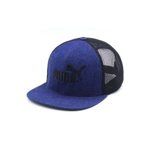 Mũ Lưỡi Trai Snapback Sản Xuất Tại Capslyheng Chấy Kaki Phối Lưới Logo Pu.ma Con Báo