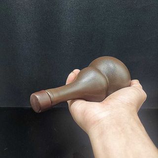 Bình Rượu Gốm Bát Tràng 350ML cao cấp mẫu hồ lô màu nâu nhám - Nậm Rượu Đẹp cho giới sành tửu – Nậm Đựng Rượu chất lượng đảm bảo – Bình Đựng Rượu Hồ Lô (L6A)