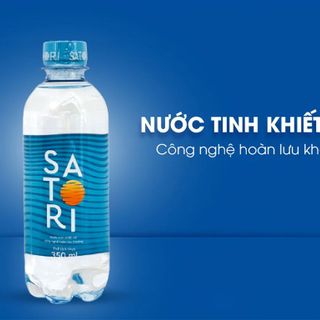 Thùng 24 chai nước tinh khiết SATORI 350ml / Lốc 6 chai nước tinh khiết SATORI 350ml