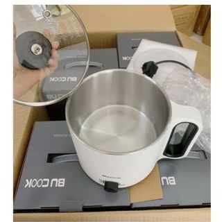 Nồi Lẩu Mini Cầm Tay, Nồi Nấu Cơm, Nấu Mì Đa Năng 1.5L BUCOOK BNP6868