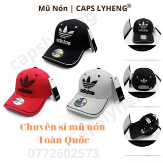 Mũ Lưỡi Trai Sản Xuất Tại Capslyheng Chất Kaki Logo Adi.das Bông Lúa Khóa Cửa Sổ 3 Màu Basic