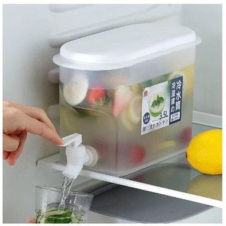 Bình Nước 3,5L Có Vòi Để Tủ Lạnh Cao Cấp No.6785