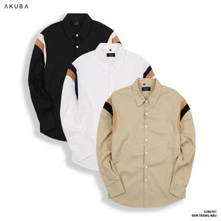 ÁO SƠ MI TAY DÀI AKUBA 02B0701