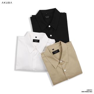 ÁO SƠ MI TAY DÀI AKUBA 02B0701