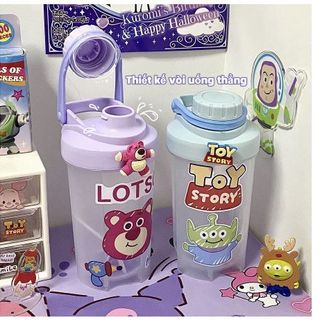 DISNEY Bình Nước 500ml Họa Tiết Hoạt Hình Winnie the Pooh Dễ Thương Cho Bé