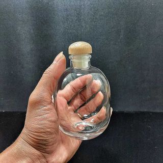 Chai Thủy Tinh 250ML Đựng Nước nắp gỗ hình trứng (kèm màng co) – Chai Đựng Nước Nắp Gỗ đựng sữa, trà, cafe - Chai Thủy Tinh Đựng Nước Ép – Chai Detox