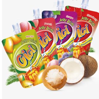 NƯỚC THẠCH TRÁI CÂY CICI VỊ NHO, VỊ XOÀI, VỊ DÂU, VỊ ĐÀO