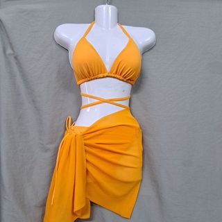 Bikini 3 món tam giác kèm khăn