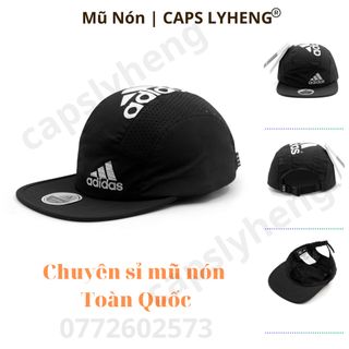 Mũ Lưỡi Trai Snapback Sản Xuất Tại Capslyheng Chất Dù Chấm Laser Logo Adi.das In 2 Màu