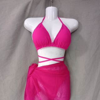 Bikini 3 món tam giác kèm khăn