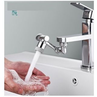 Đầu Nối Vòi Nước INOX Thông Minh Xoay 1080° Khớp nối vòi nước Cho Bồn Rửa Với 2 Chế Độ Phun Nước Tiết kiệm