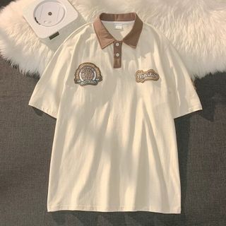 ÁO POLO UNISEX NAM NỮ, ÁO THUN CÓ CỔ TAY LỠ FORM RỘNG COTTON ENJOY