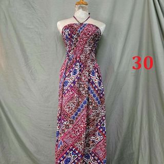 Đầm maxi cúp ngực lanh thái nhiều màu