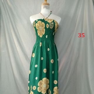 Đầm maxi cúp ngực lanh thái nhiều màu