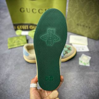 Giày Thể Thao Sneaker GC Xanh Đính Đá ( Hàng Chuẩn siêu cấp trung )