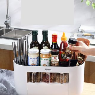 Kệ Gia Vị Nhà Bếp Kèm 3 Hũ Đựng Gia Vị ECOCO