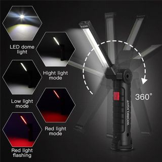 ĐÈN PIN ĐỂ BÀN, SỬA CHỮA ÔTÔ CÓ NAM CHÂM HÍT W-52
